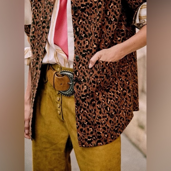 SÉZANE Will Jacket - Leopard - Picture 5 of 10